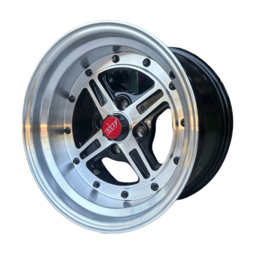 15” Staggered Alloy Wheels – 4/100 | 8J/9J ET0 Deep Fitment (Set of 4)